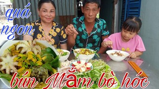 Tư nấu bún mắm bò hóc thơm ngon đặc sản miền Tây!