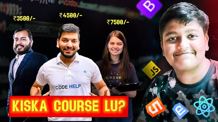 Apna College VS Love Babbar VS PW Skills | Which Web Development Course is Best???