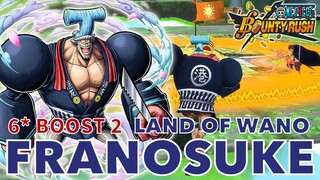 6⭐️ Boost 2 Franosuke(Hard Hitter🥊) SS League Gameplay | One Piece Bounty Rush