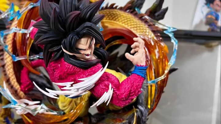 ls studio super sai ajin four son wukong dragon ball gk statue arrival sharing