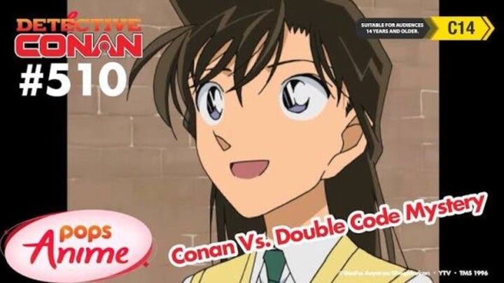 Detective Conan Episode 510 Conan vs Double Code Mystery English Subtitles on Bilibili