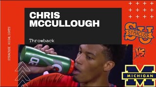 Chris Mcculough NCAA Highlights [Syracuse] vs [Michigan] | December 02, 2014