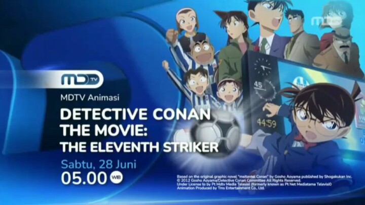 PV Detective Conan Movie 16 The Eleventh Striker MDTV Hari Sabtu Ini