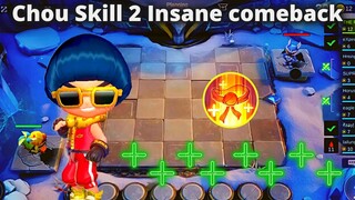 MAGIC CHESS NEW COMMANDER CHOU SKILL 2 EXPLAIN TUTORIAL GAMEPLAY | MLBB MAGIC CHESS BEST SYNERGY