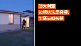 澳大利亚边境执法局突袭，华裔夫妇被捕