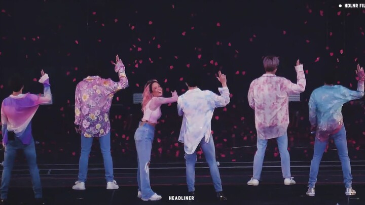 [Stage] หนุ่ม ๆ เต้นเพลง Boy With Luv กับ Halsey