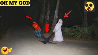 Scary Ghost Attack Prank at NIGHT !! Watch THE NUN Prank On Public Reaction (Part 54)