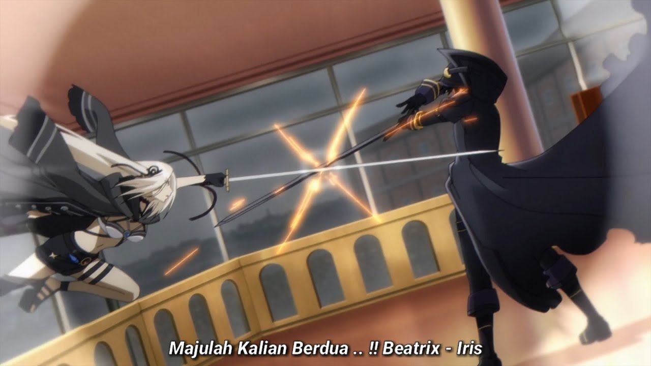 Joeschmo's Gears and Grounds: Kage no Jitsuryokusha ni Naritakute! -  Episode 20 [END] - Beatrix Charges Sword Attack