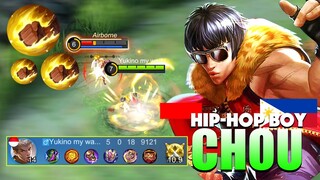 Chou Tank Still Effective?! Amazing Perfect Gameplay | Chou Gameplay By Yukino my waifu ~ MLBB