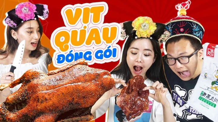 󠀀󠀀Team UT: Review đồ ăn vặt nội địa Trung Quốc/ vịt quay đóng gói