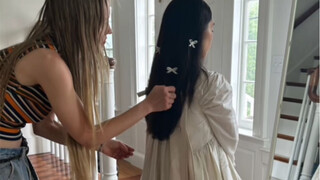 蝴蝶结 芭蕾风 设计师Sandy Liang的婚礼细节