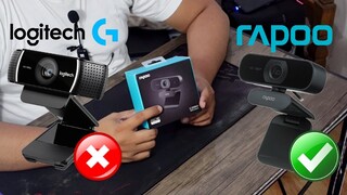 BEST WEBCAM for Streaming Rapoo C260 Unboxing & Sample Clip | Logitech C922 pro Killer!