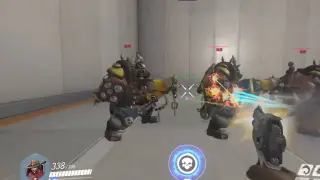 When McCree right-clicks, the fire rate is increased by 1000 times.