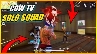 Highlight Free Fire : Cow TV Solo Squad Top 1, Cay Cú Khi Bị  Khinh Khí Cầu Lấy Troll