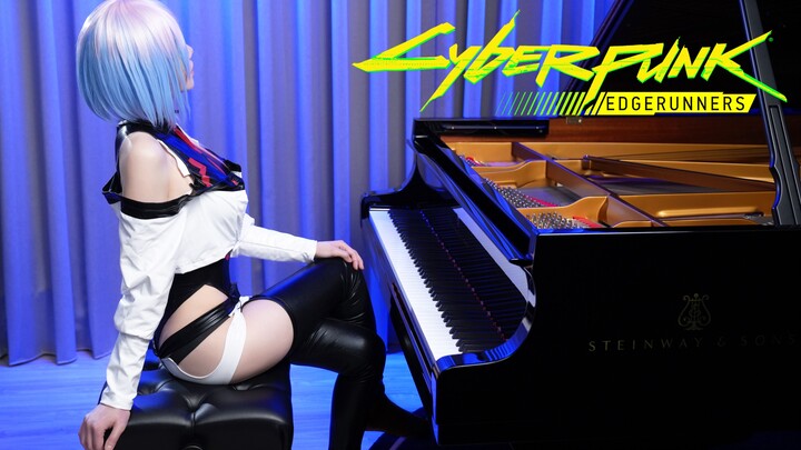 [Lucy Let's Relax Tonight] Cyberpunk: The Edge Runner OST "Who's Ready for Tomorrow" Memainkan Piano