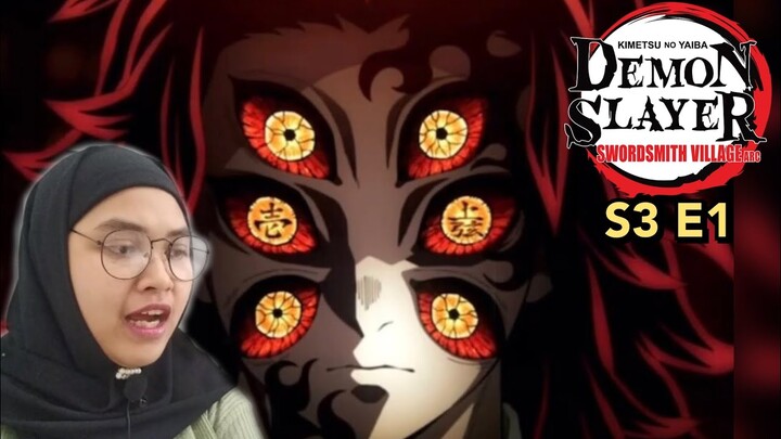 THEY'RE BACK !!! | Demon Slayer Season 3 Episode 1 REACTION INDONESIA