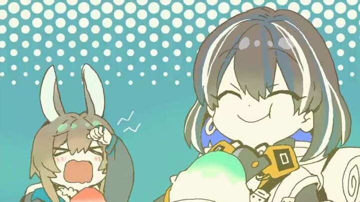 [Arknights] Vui mừng! Moe! ăn! Nước đá! 🐧 🐇!