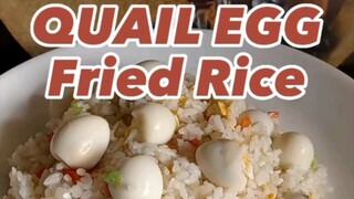 Grabe ang sarap pala nito QUAIL EGG FRIED RICE ###cooking #recipes #yummyfood #favorite #chef #