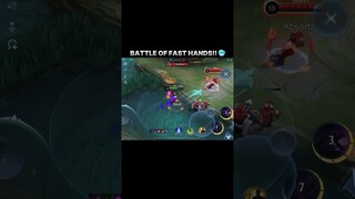 ☠️ BATTLE OF FAST HANDS (braxy vs choou) WHO WIN? #mobilelegends #choou #mlbb #shorts #fyp