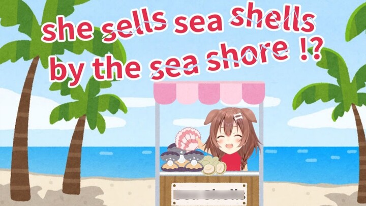 [Qin English] cô ấy bán vỏ sò bên bờ biển??