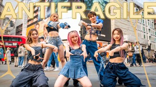 [ANTIFRAGILE舞蹈翻跳] [全曲一镜到底] 精神小伙伦敦街头路演