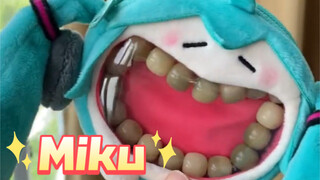 #miku Ya ampun, akhir-akhir ini aku terlalu banyak makan nasi dan gigiku agak kuning! #热 SoundMiku#二