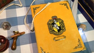 [Two grids] junk journal-Harry Potter Hufflepuff theme book