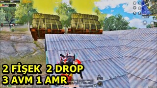 İKİ FİŞEK İKİ DROP ! 3 AVM 1 AMR  GÖRÜP GÖREBİLECEĞİNİZ EN ŞANSIZ MAÇ ! SOLO SQUAD PUBG MOBİLE