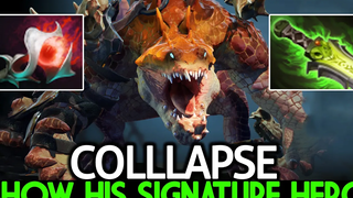 COLLAPSE Primal Beast แสดงฮีโร่ที่เป็นเอกสิทธิ์ของเขา Toying Enemy Dota 2