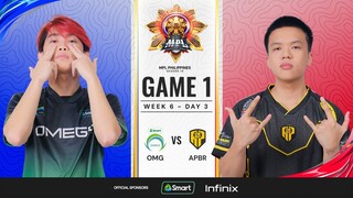 MPL PH S13 - W6D3- OMG vs APBR - GAME 1