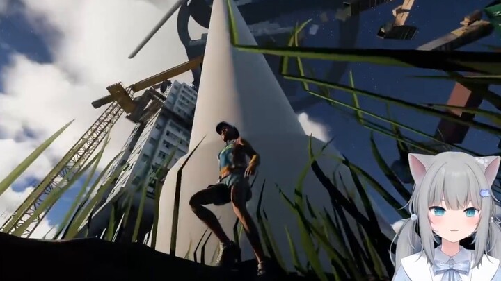 Can Gancheng Mama successfully challenge herself by jumping back to the wind turbine using the super