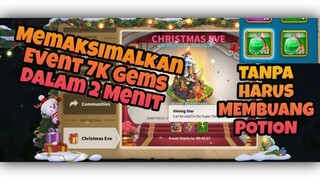 Rise Of Kingdom - Rahasia Memaksimalkan Event 7K Gems Tanpa Harus Buang AP Potion Dalam 2 Menit