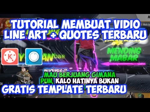 Tutorial Membuat Vidio Line Art + Quotes Terbaru Yang Lagi Viral
