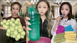 Ice Eating Thánh Ăn Đá Trào lưu Ăn Nước Đá màu sắc ASMR氷の咀嚼音#224