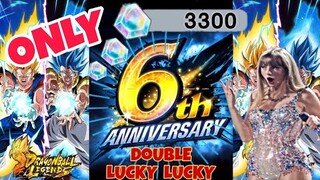 DOUBLE LUCKY (Double Beruntung) ONLY 3300 CC Get 2 VIRAL CHARACTERS In 6th Anniversary DB Legends