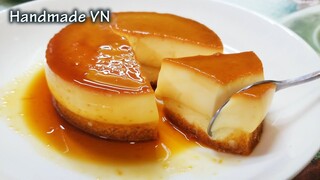 BÁNH BÔNG LAN FLAN CARAMEN - Bí quyết làm cốt bánh bông lan mềm, mịn - Cốt bánh Flan mềm, không rỗ