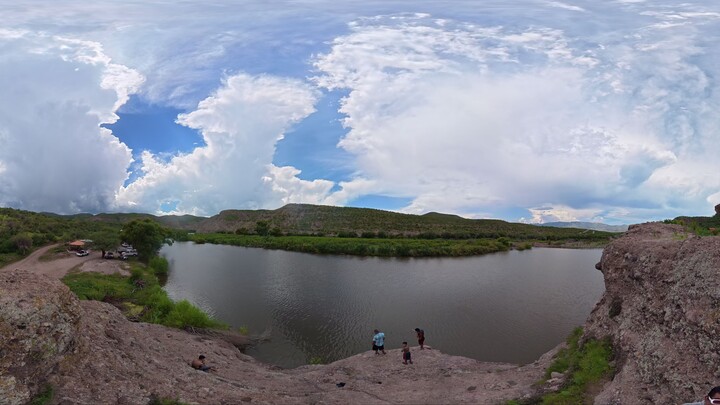 En el Rio Bacerac, Sonora. MX