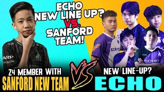 ECHO NEW LINE-UP? vs. SANFORD NEW TEAM in RANK! ~ MOBILE LEGENDS