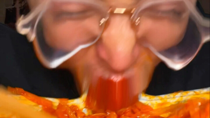 Extra-spicy with missing teeth! Extra-spicy Cao’s duck necks!