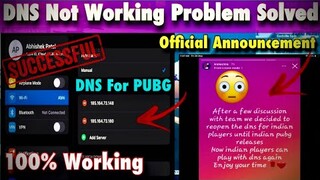 DNS Not Working Problem Solve 🔥| How To Play Pubg Without VPN in iOS | 100% Working