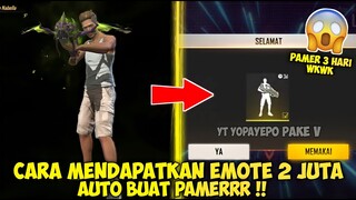 ASLI / BUG ? CARA DAPAT EMOTE 2 JUTA GRATIS TAMPA BELI - GARENA FREE FIRE