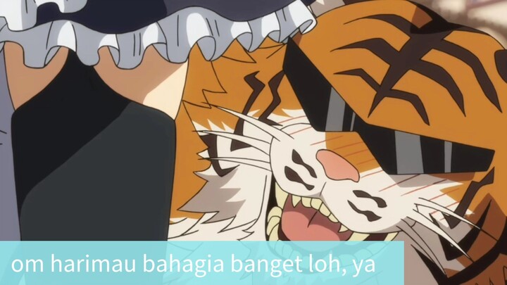 #KompetisiKreasiUnggahan6, loli robot terlihat senang melihat cewek ini menyala 🔥