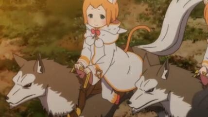 Mimi không trung thực ngay cả khi cưỡi chó