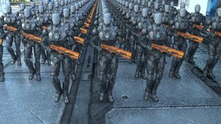 The Nantianmen Project Luanniao aircraft carrier platform hangar, the intelligent robot army, and th