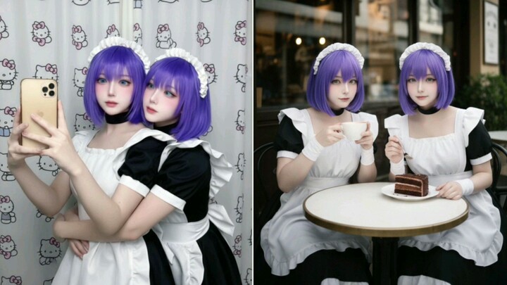 GIMS & DAMSO - TU ME RENDS BÊTE 💜💜 Kaede x Suzu Cosplay