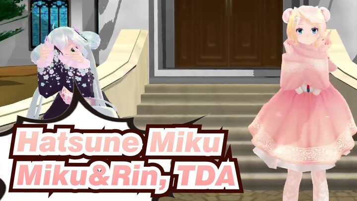 [Hatsune Miku/MMD] Miku&Rin, TDA - Lap Tap Love