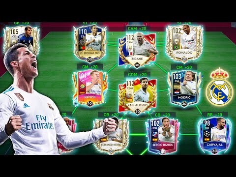 I Made All Time Legendary Real Madrid Squad - FIFA Mobile 22