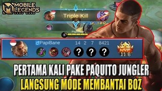 PERTAMA KALI COBAIN PAQUITO JUNGLER TERNYATA EZ BANGET BOZ