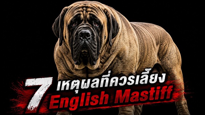 7 เหตุผลที่ควรเลี้ยง อิงลิช มาสทิฟฟ์ English Mastiff