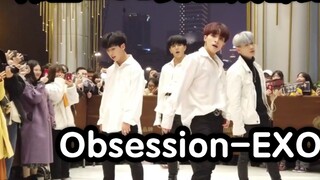 [EXO cover dance] Anh em người Hàn Quốc DOB đến Thành Đô, Trung Quốc để tham gia roadshow Obsession-